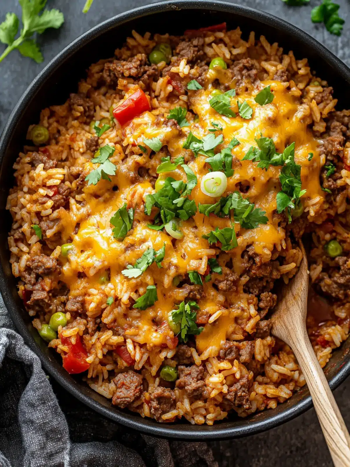 One Pot Cheesy Cajun Beef Rice for Effortless Flavor Bliss One Pot Cheesy Cajun Beef Rice