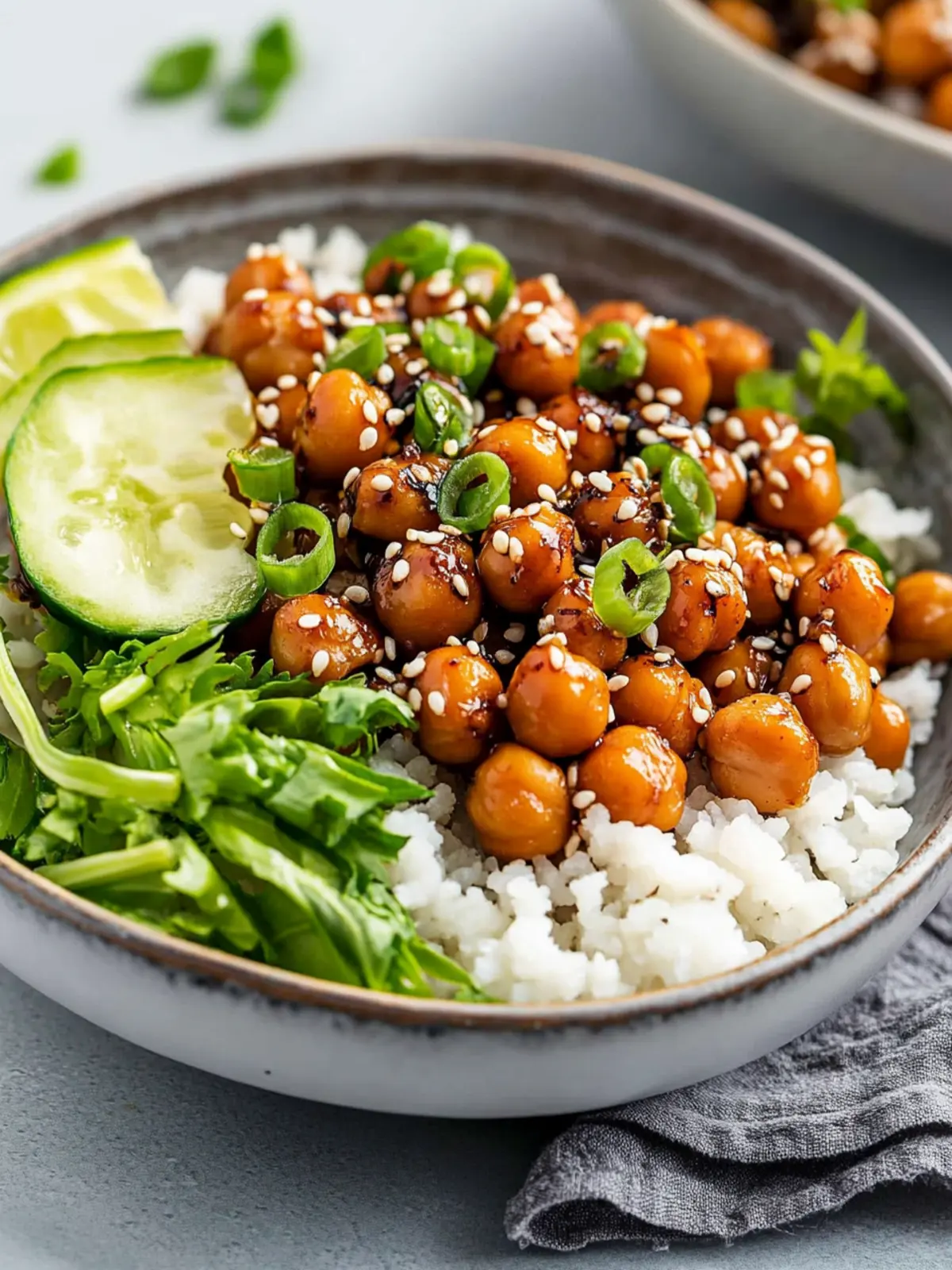 Sticky Sesame Chickpeas: Your New Weeknight Dinner Hero Sticky Sesame Chickpeas