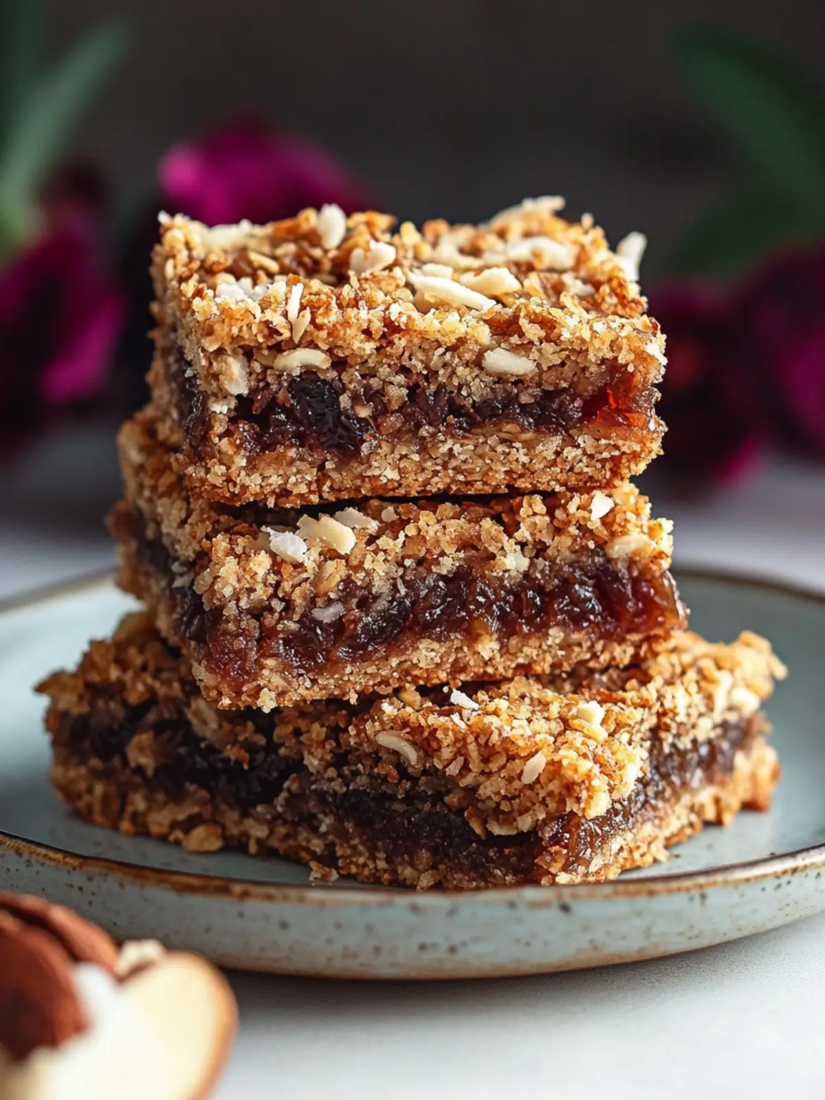 Toasted Coconut Date Bars for Guilt-Free Sweet Cravings Toasted Coconut Date Bars