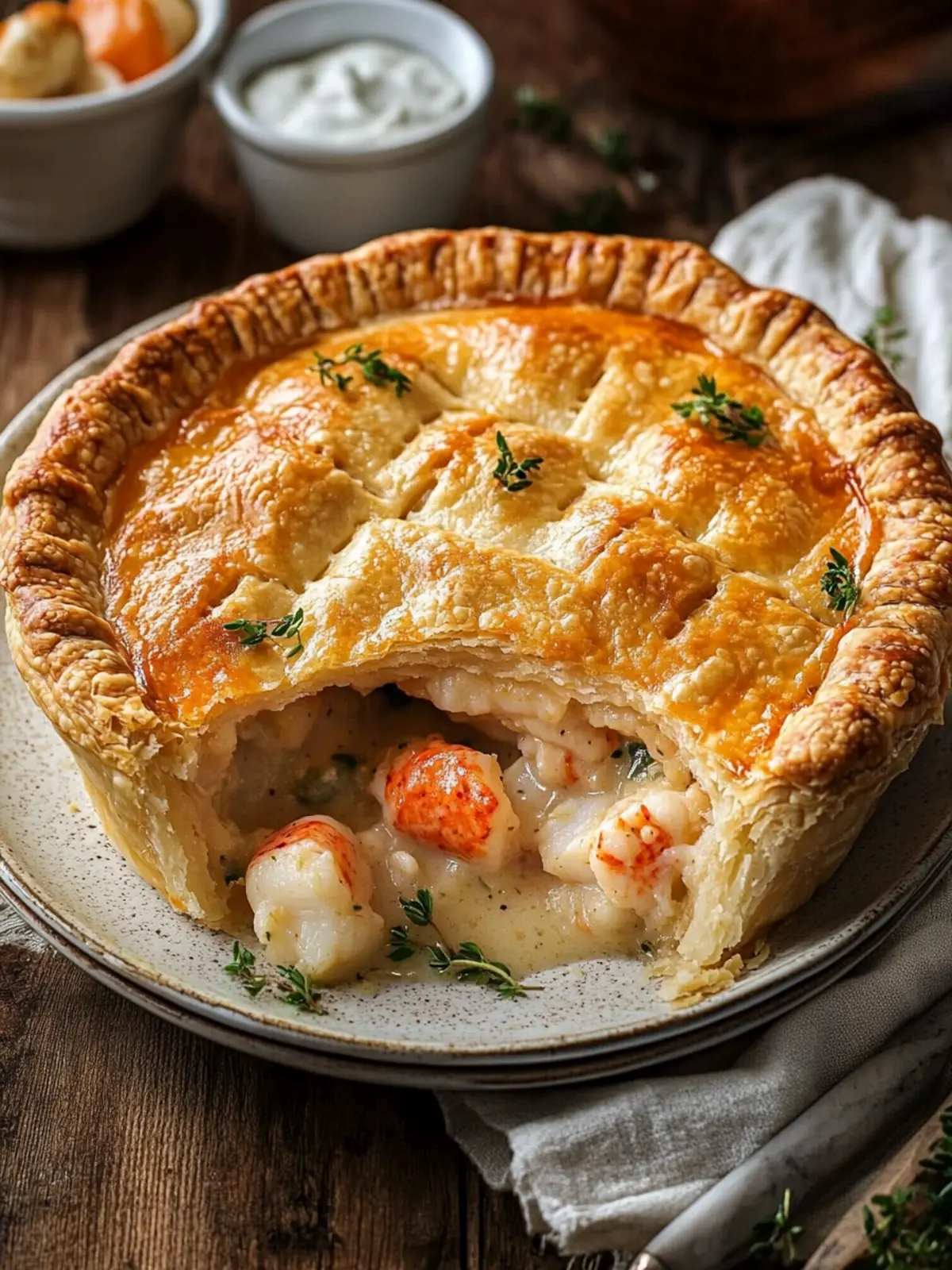 Savory Lobster Pot Pie for the Ultimate Comfort Meal Lobster Pot Pie