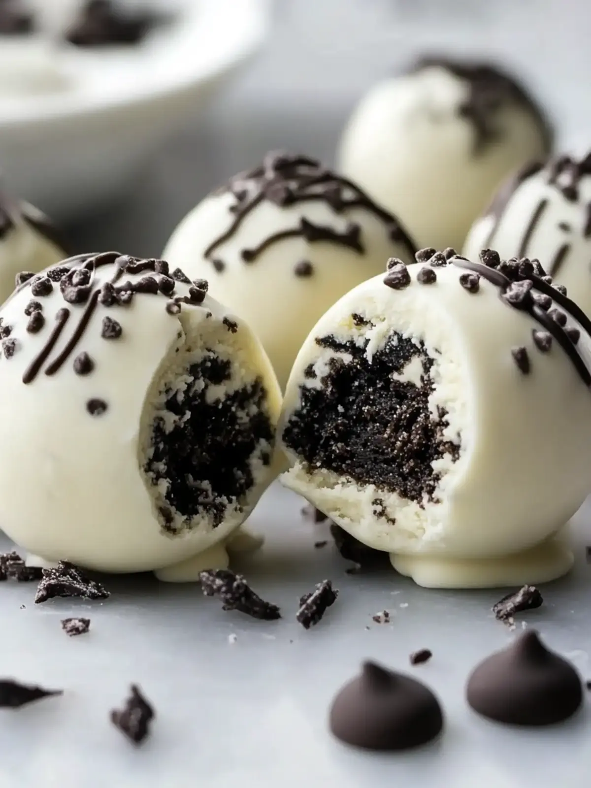 Irresistible Cookies and Cream Cheesecake Balls You’ll Love Cookies and Cream Cheesecake Balls