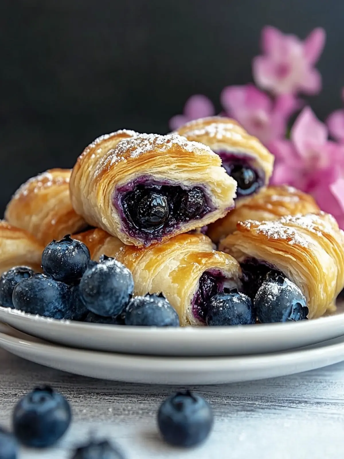 Delicious Blueberry Cream Cheese Puff Pastry to Bake Today Blueberry Cream Cheese Puff Pastry
