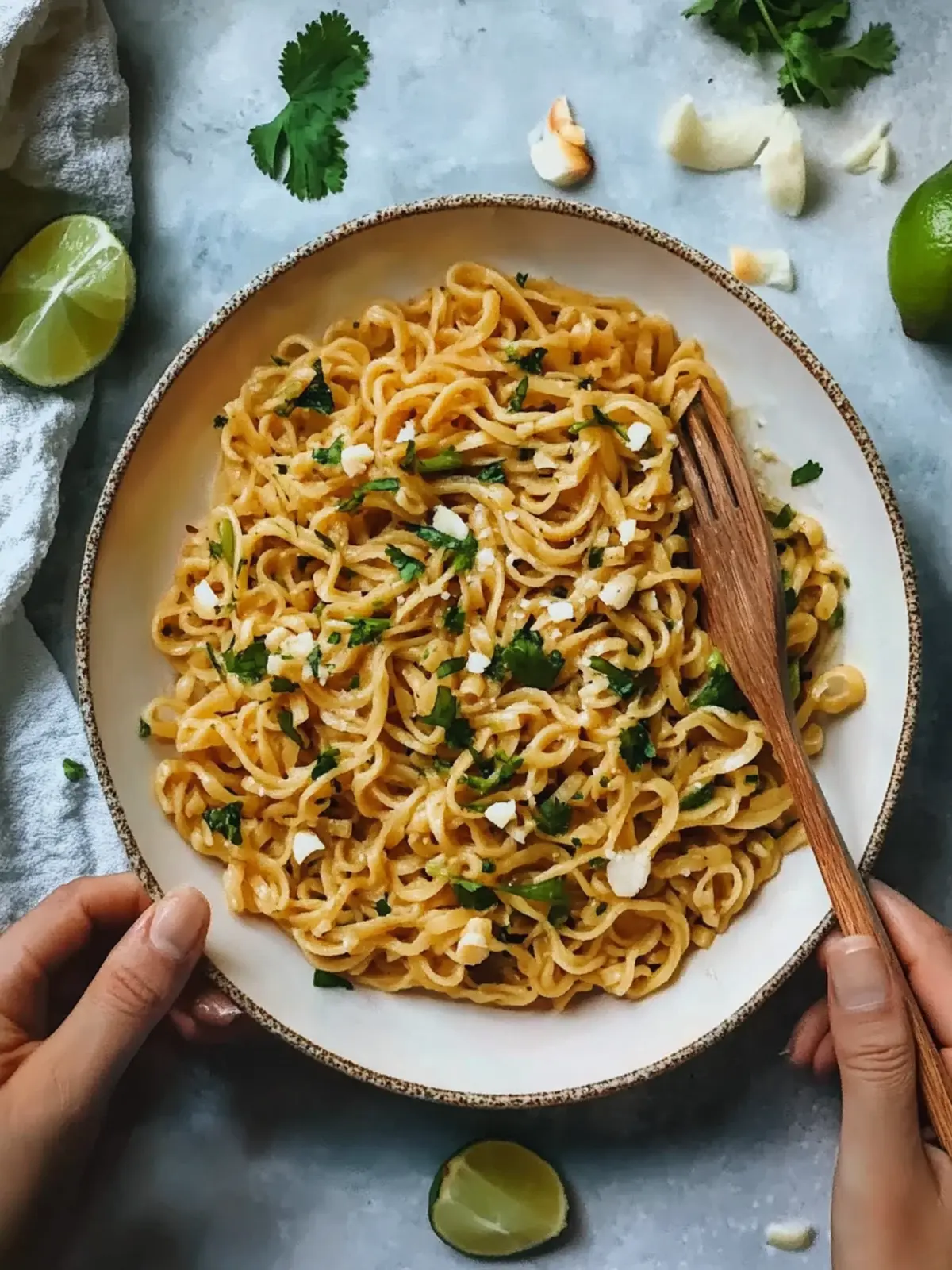 Zesty Cilantro Lime Noodles for a Fresh Weeknight Dinner Cilantro Lime Noodles