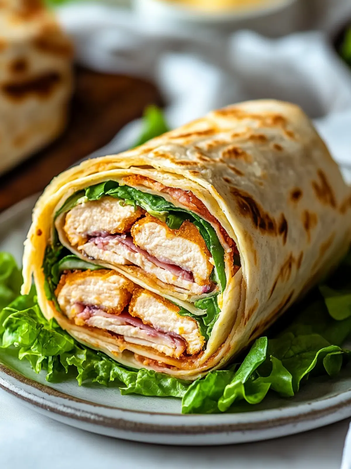 Delicious Chicken Cordon Bleu Wraps for Easy Weeknight Meals Chicken Cordon Bleu Wraps