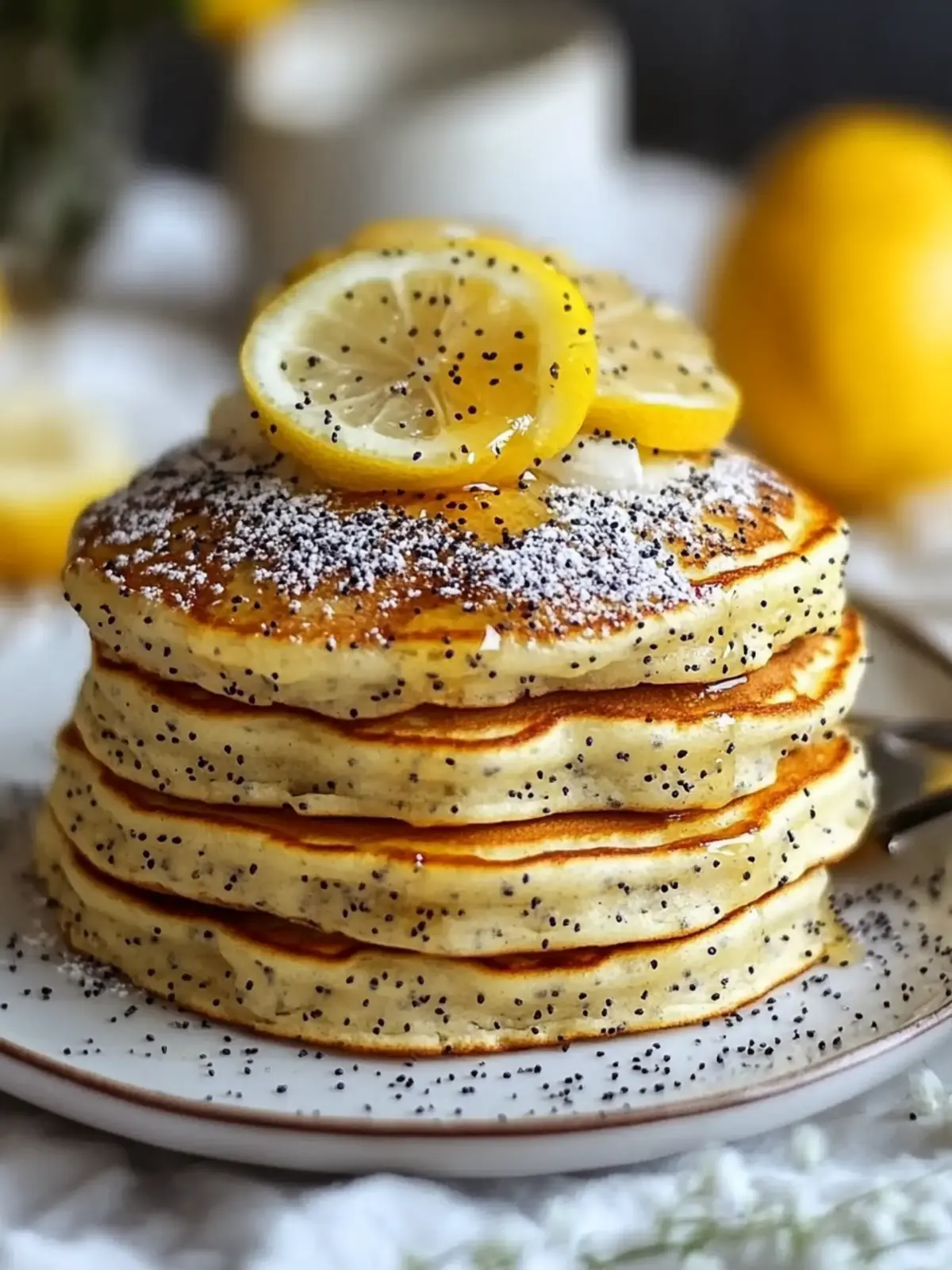 Delicious Lemon Poppy Seed Pancakes for a Bright Morning Boost Lemon Poppy Seed Pancakes