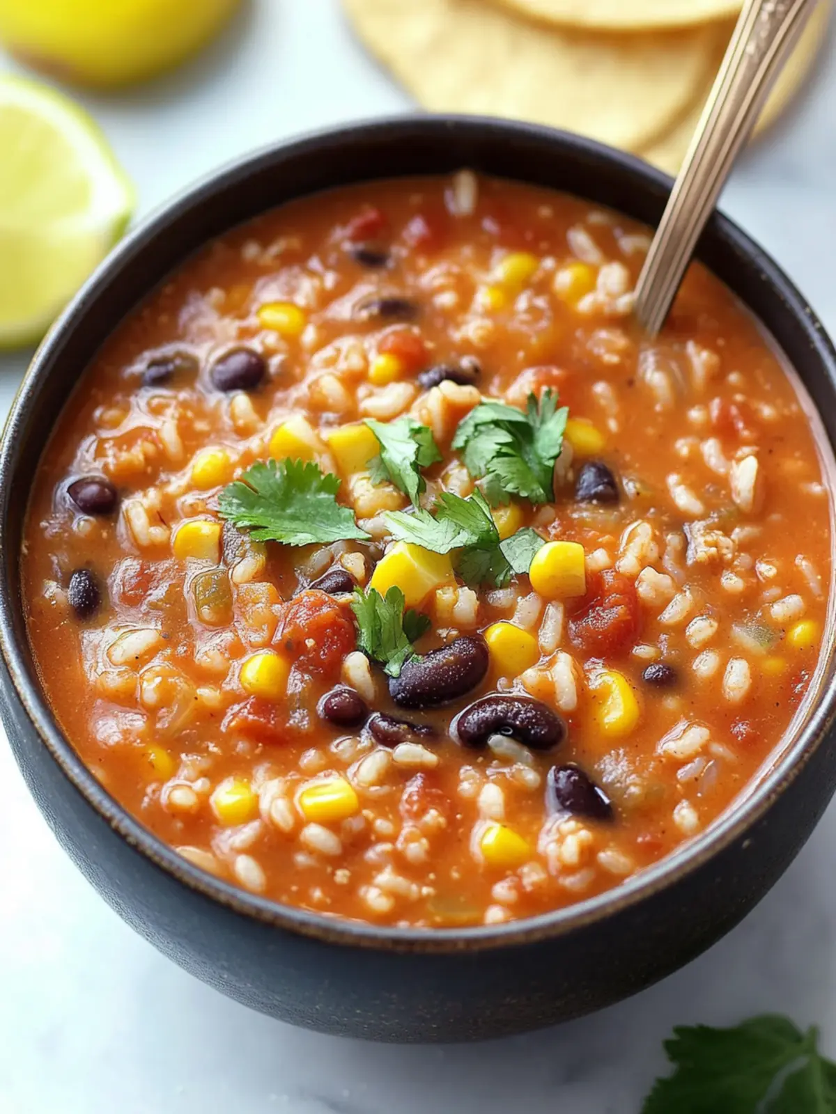Hearty Beans and Rice Taco Soup Perfect for Cozy Nights Beans and Rice Taco Soup