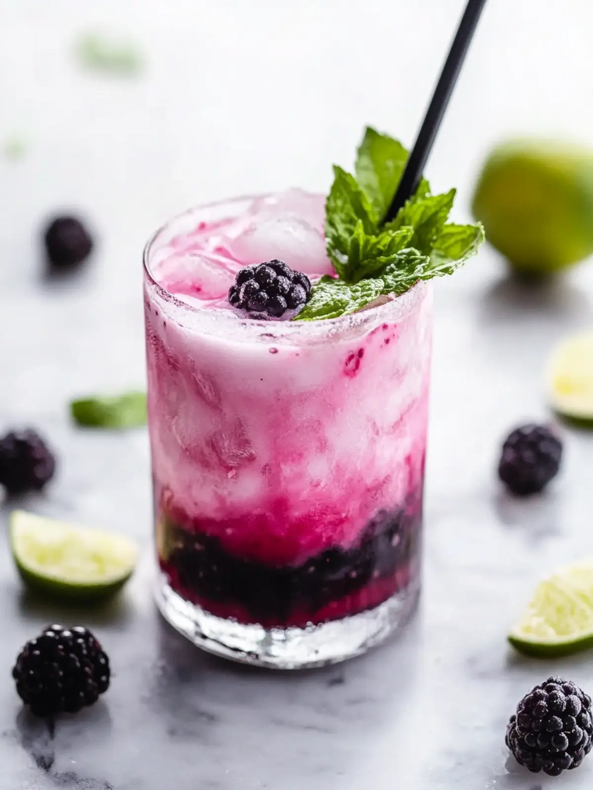 Creamy Blackberry Coconut Mojito to Refresh Your Day Creamy Blackberry Coconut Mojito