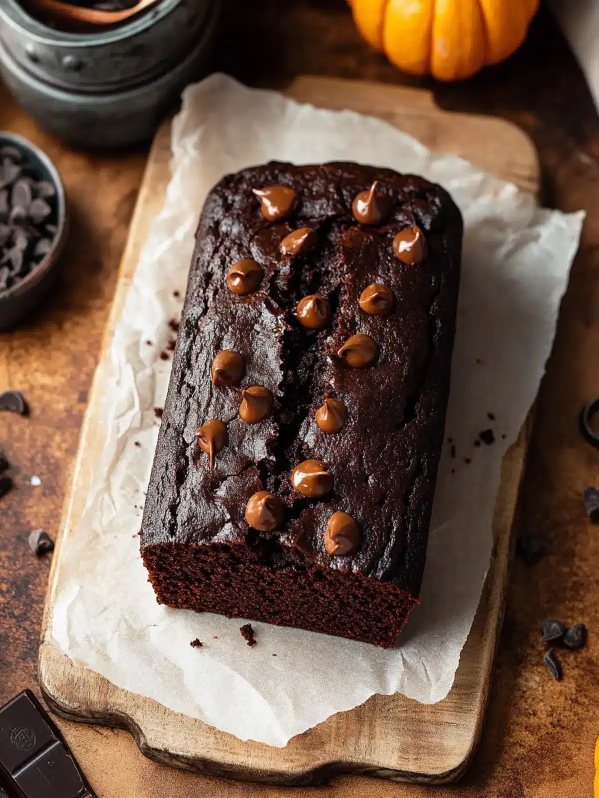 Irresistible Moist Chocolate Pumpkin Bread You'll Love Moist Chocolate Pumpkin Bread