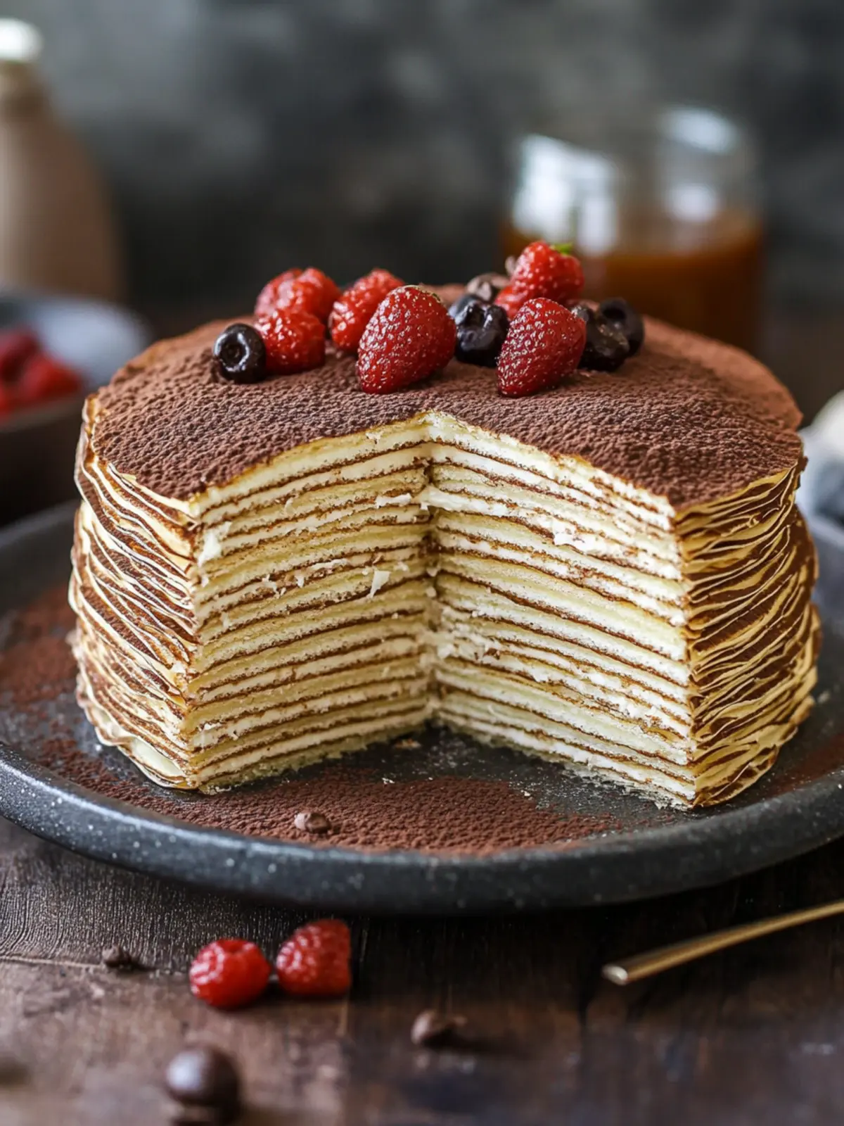Decadent Tiramisu Crepe Cake That'll Wow Your Guests Tiramisu Crepe Cake