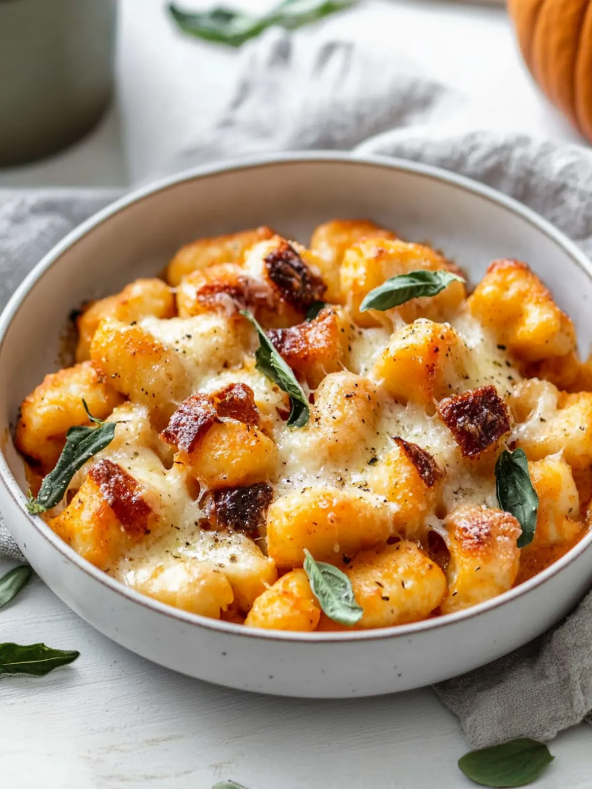Cozy Air Fryer Pumpkin Gnocchi Bake for Comfort Food Lovers Air Fryer Pumpkin Gnocchi Bake