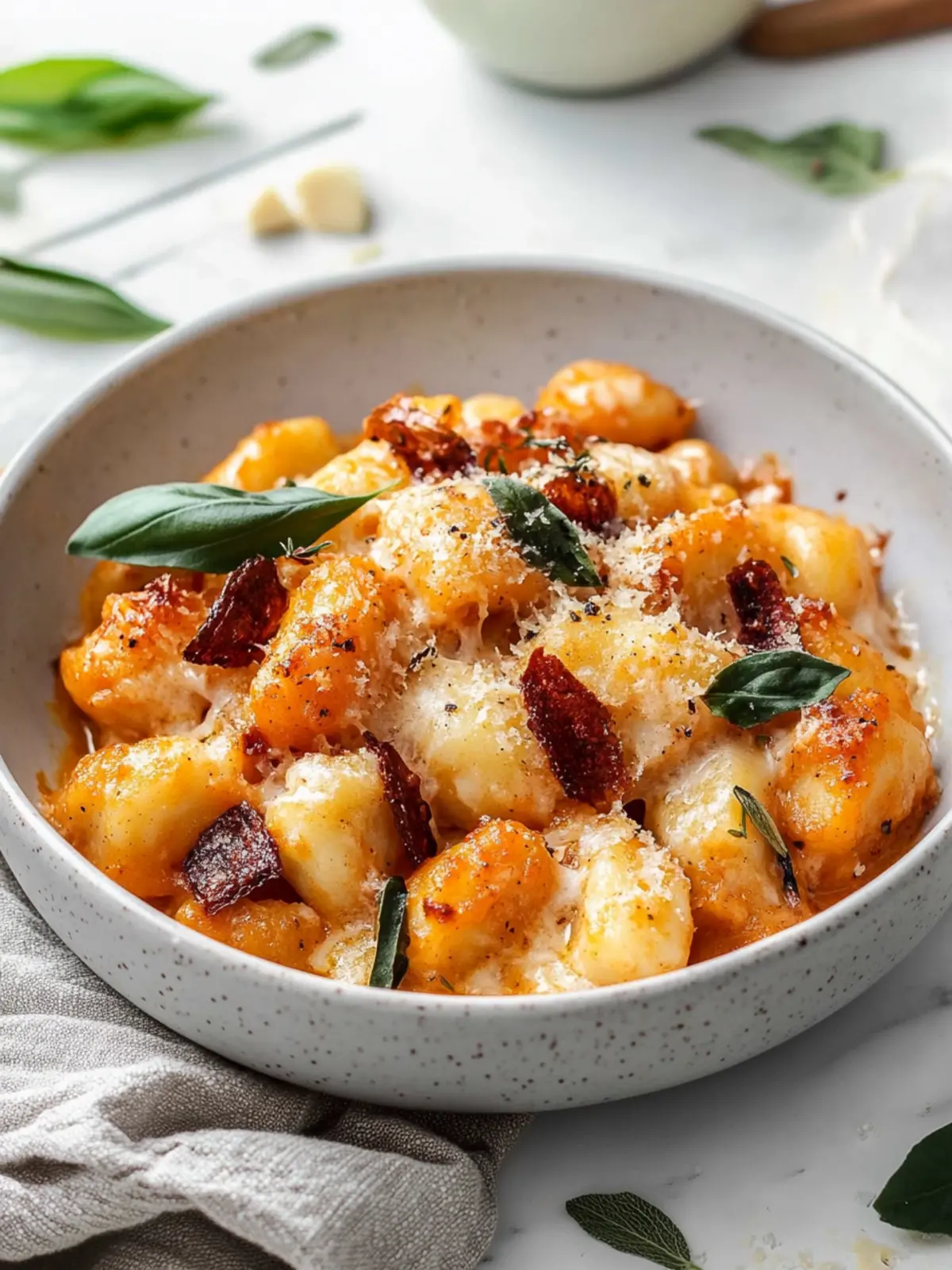 Cozy Air Fryer Pumpkin Gnocchi Bake for Comfort Food Lovers Air Fryer Pumpkin Gnocchi Bake