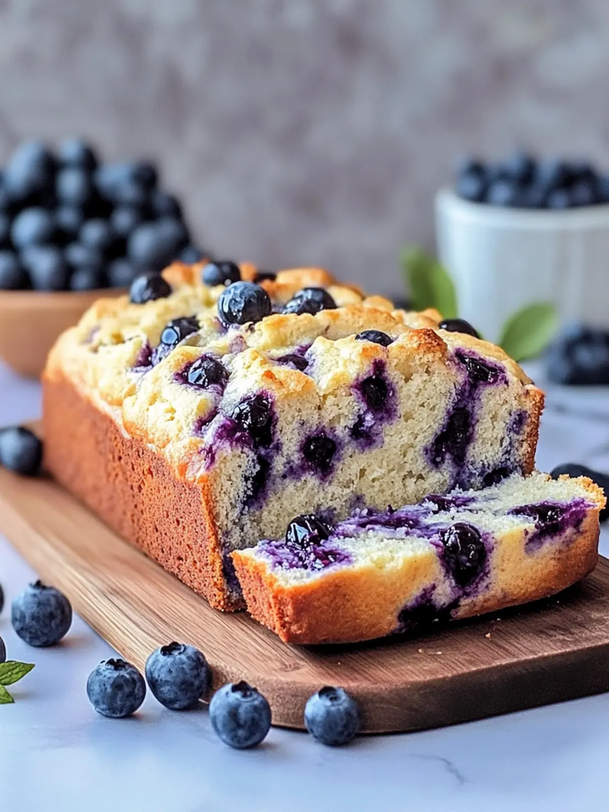 Decadent Blueberry Cream Cheese Bread for Blissful Mornings Blueberry Cream Cheese Bread