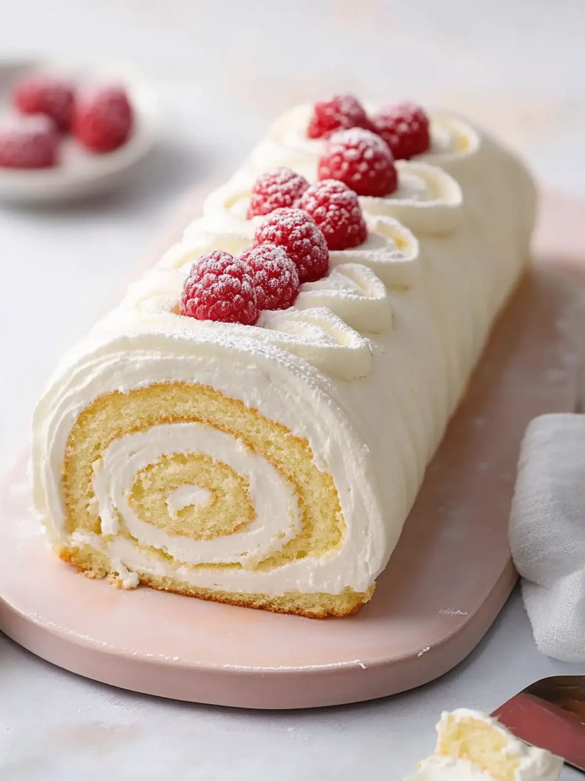 Irresistible Vanilla Roll Cake for the Perfect Sweet Escape Vanilla Roll Cake