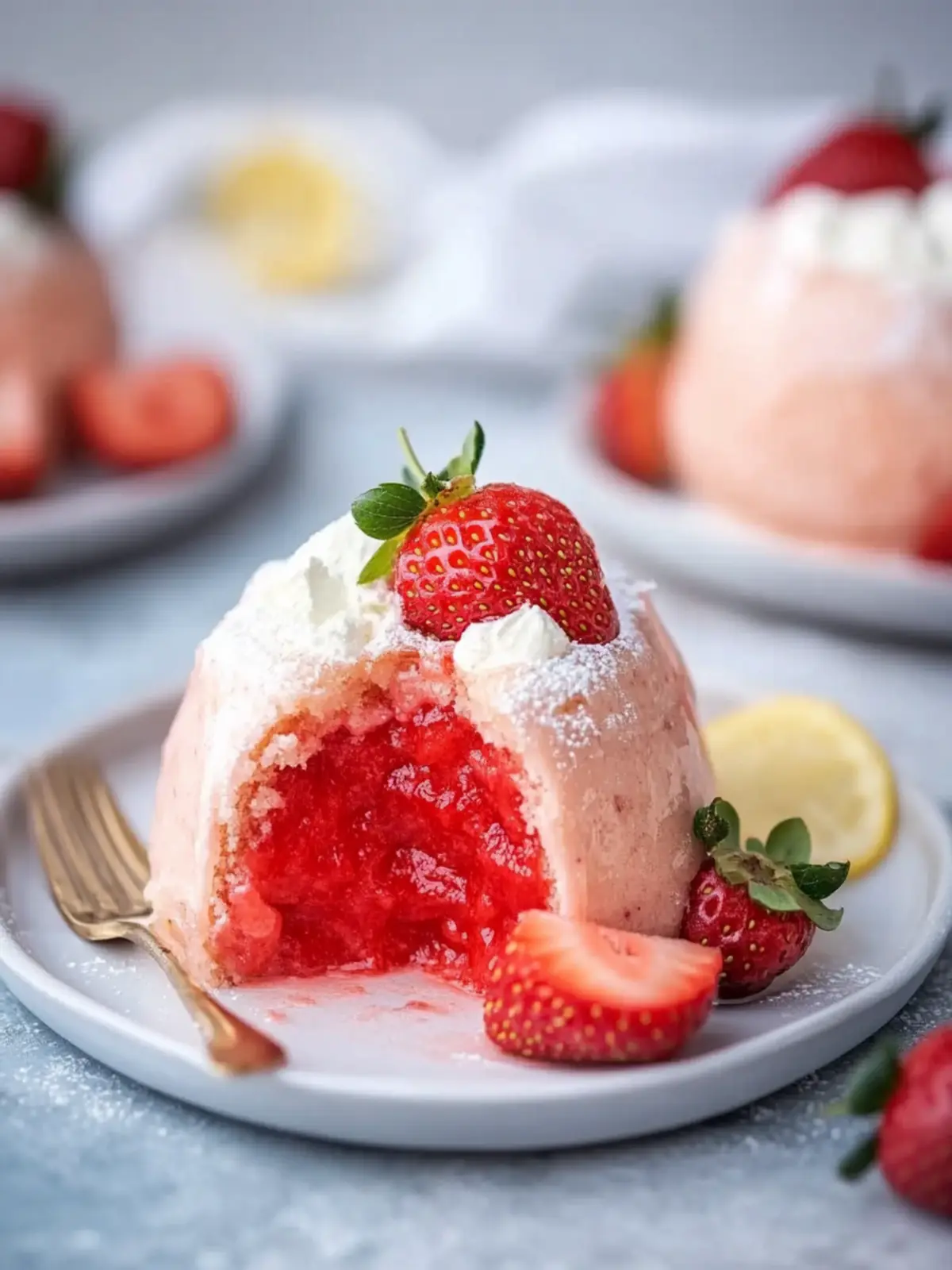 Decadent Strawberry Lava Cakes for a Sweet Surprise Strawberry Lava Cakes