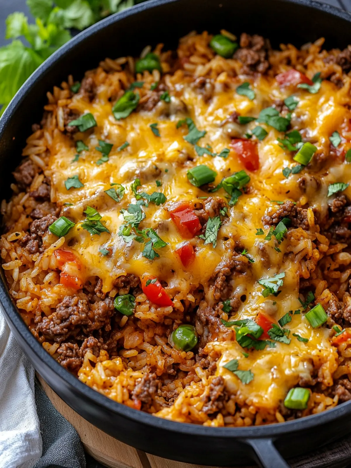 One Pot Cheesy Cajun Beef Rice for Effortless Flavor Bliss One Pot Cheesy Cajun Beef Rice