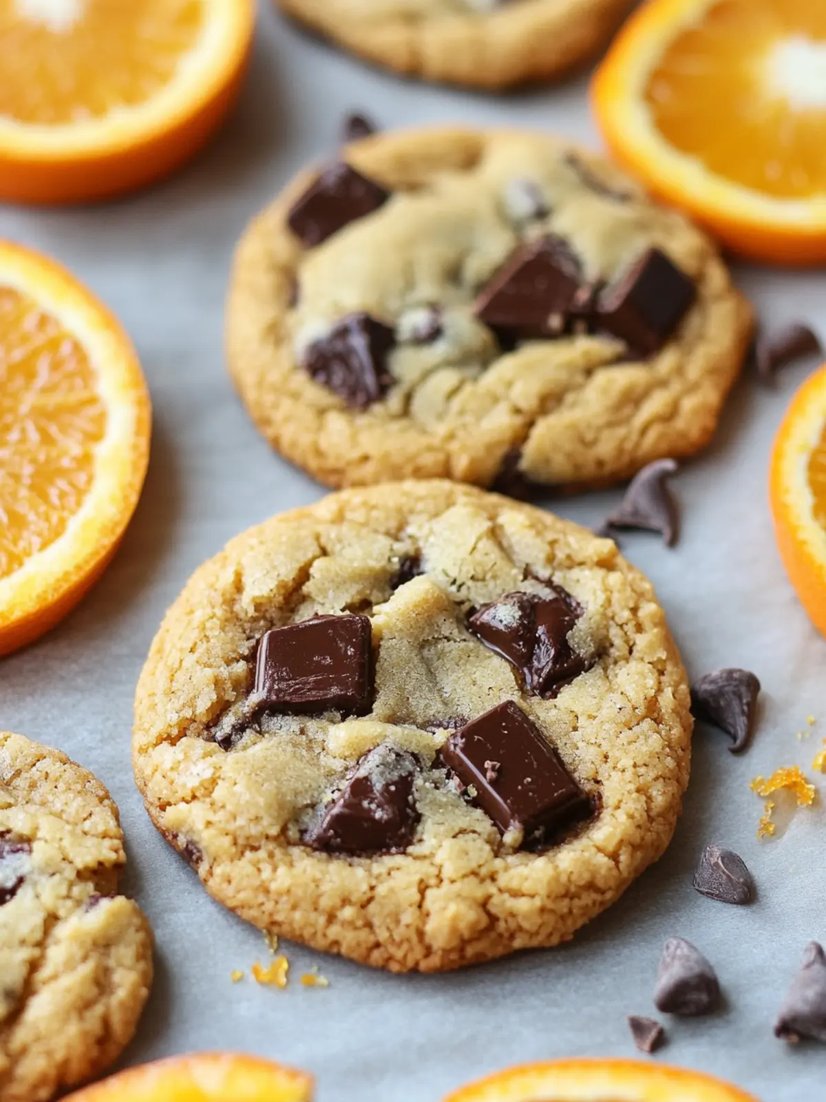 Indulge in Orange Dark Chocolate Chunk Cookies Bliss Orange Dark Chocolate Chunk Cookies