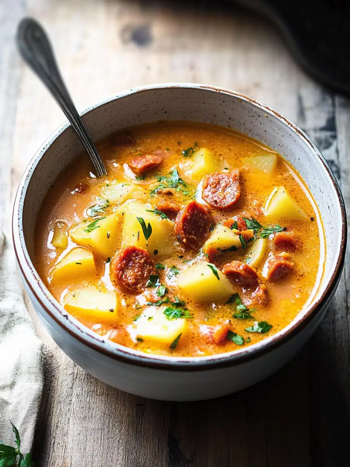 Savor Spanish Potato Soup with Chorizo for Cozy Nights Spanish Potato Soup with Chorizo