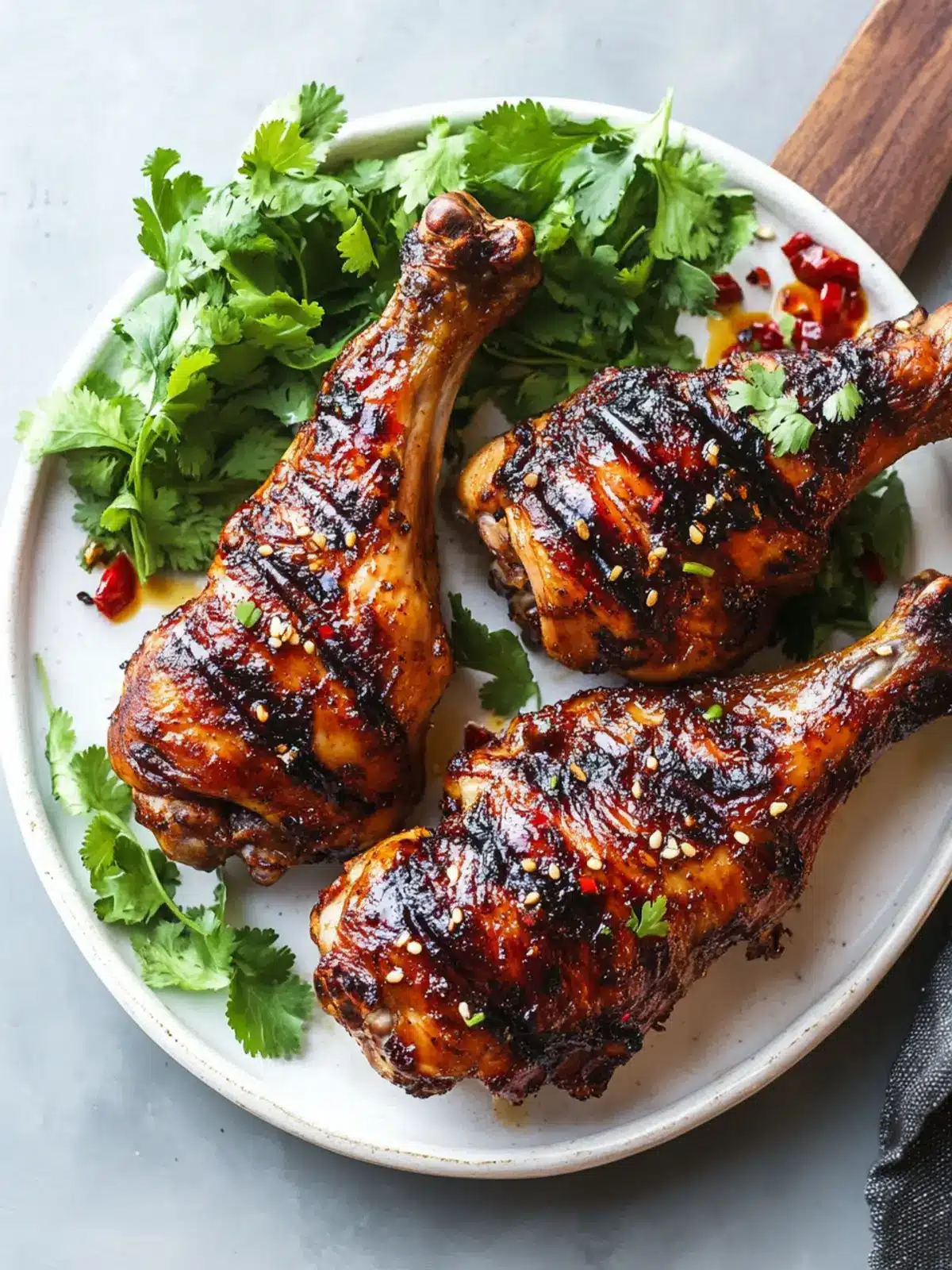 Savor Tender Kalbi Chicken Legs: Air Fryer Delight! Kalbi Chicken Legs