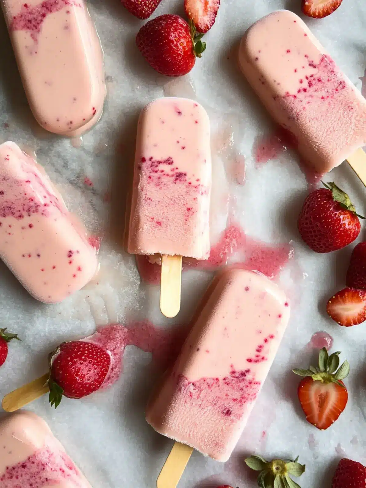 Delicious Strawberry Frozen Yogurt Bars You’ll Love Strawberry Frozen Yogurt Bars