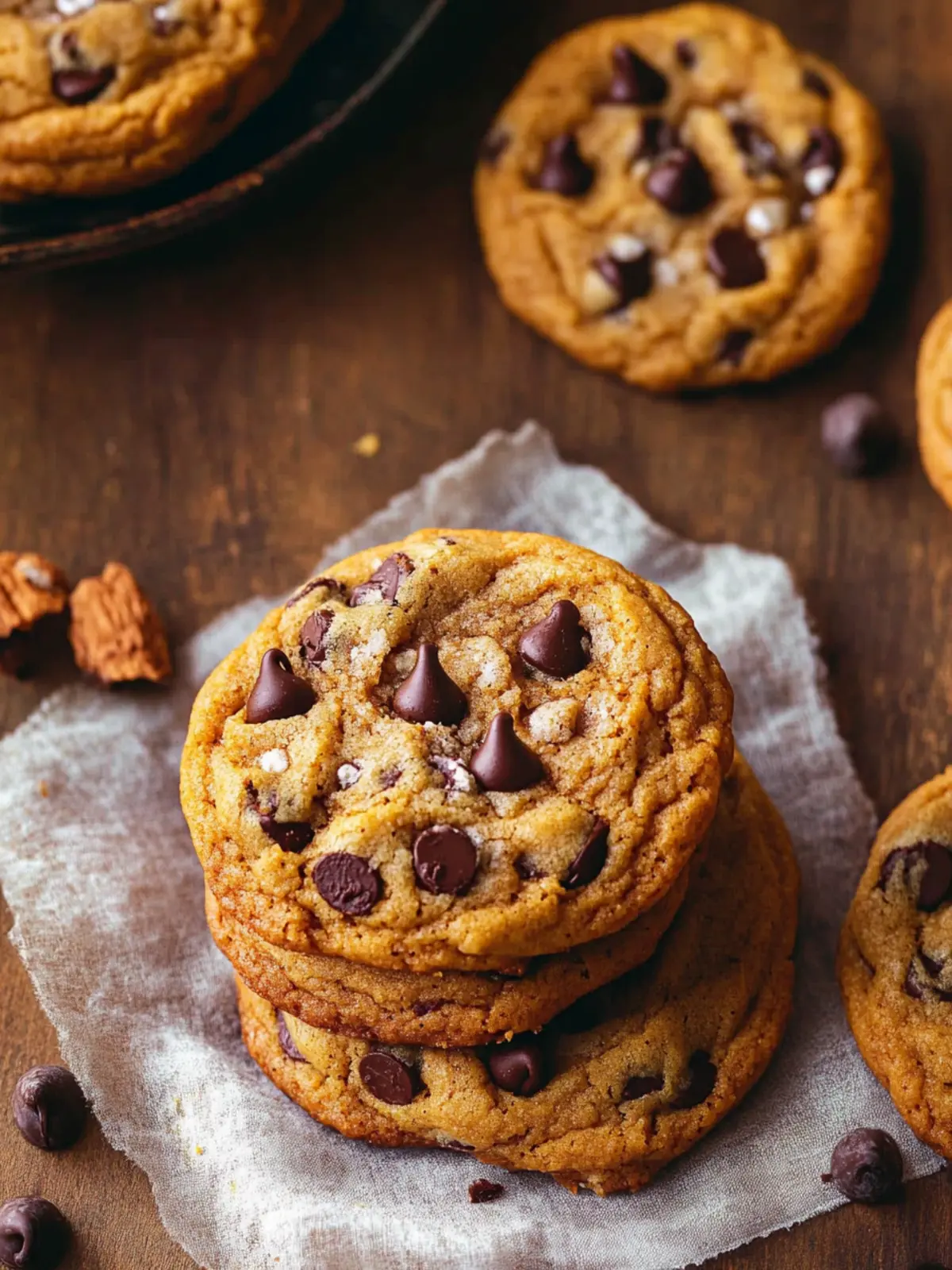 Ultimate Chewy Pumpkin Chocolate Chip Cookies You’ll Adore Pumpkin Chocolate Chip Cookies