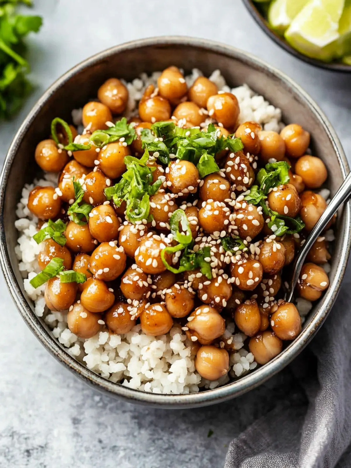 Sticky Sesame Chickpeas: Your New Weeknight Dinner Hero Sticky Sesame Chickpeas