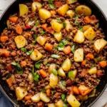 Delicious Loaded Ground Beef and Potatoes Skillet Adventure Loaded Ground Beef and Potatoes Skillet