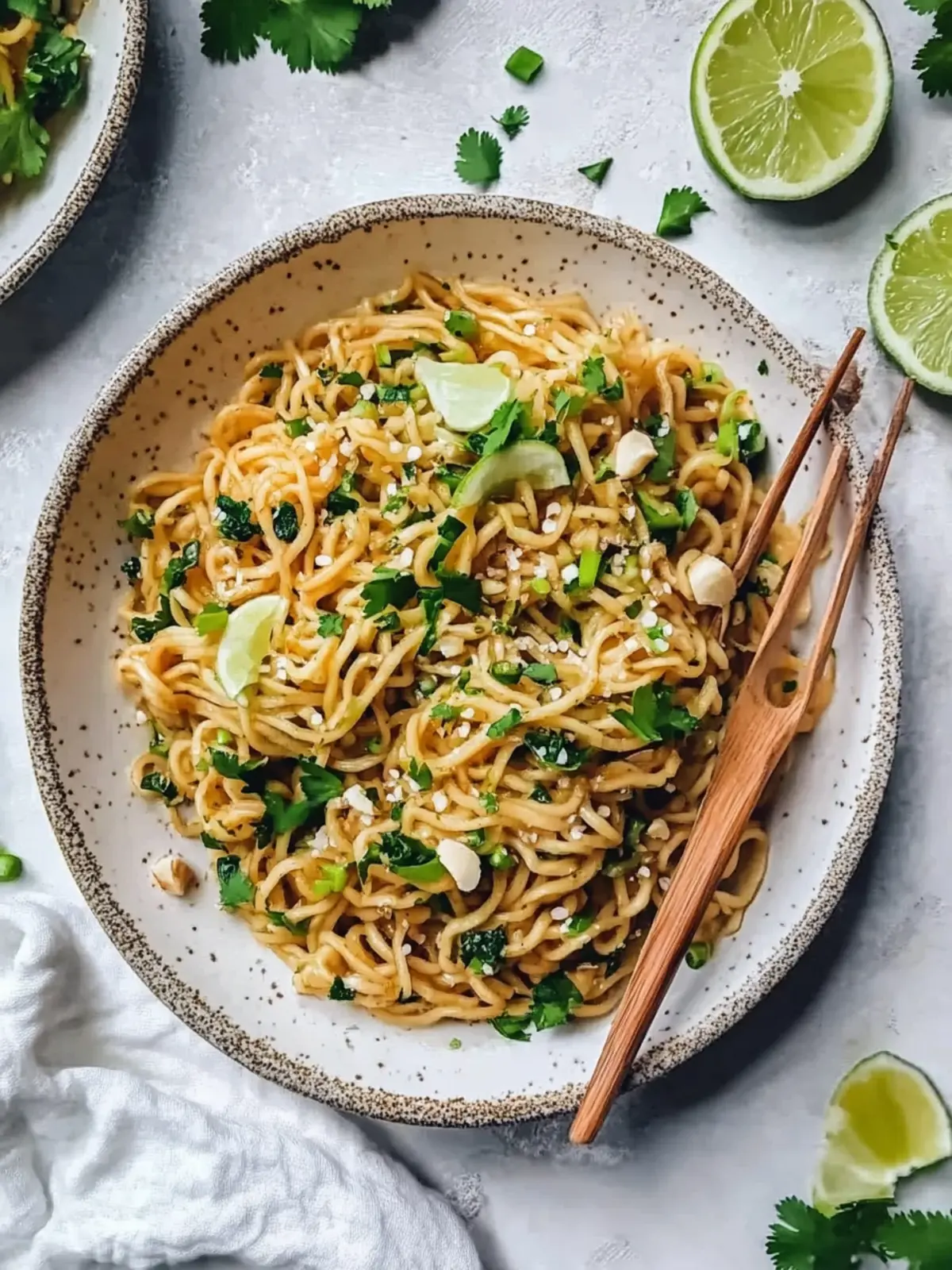 Zesty Cilantro Lime Noodles for a Fresh Weeknight Dinner Cilantro Lime Noodles