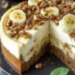 Decadent Banana Bread Cheesecake to Brighten Your Day Banana Bread Cheesecake