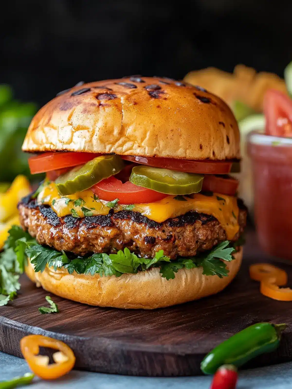 Savory Taco Burger: A Flavorful Twist on Classic Burgers Taco Burger