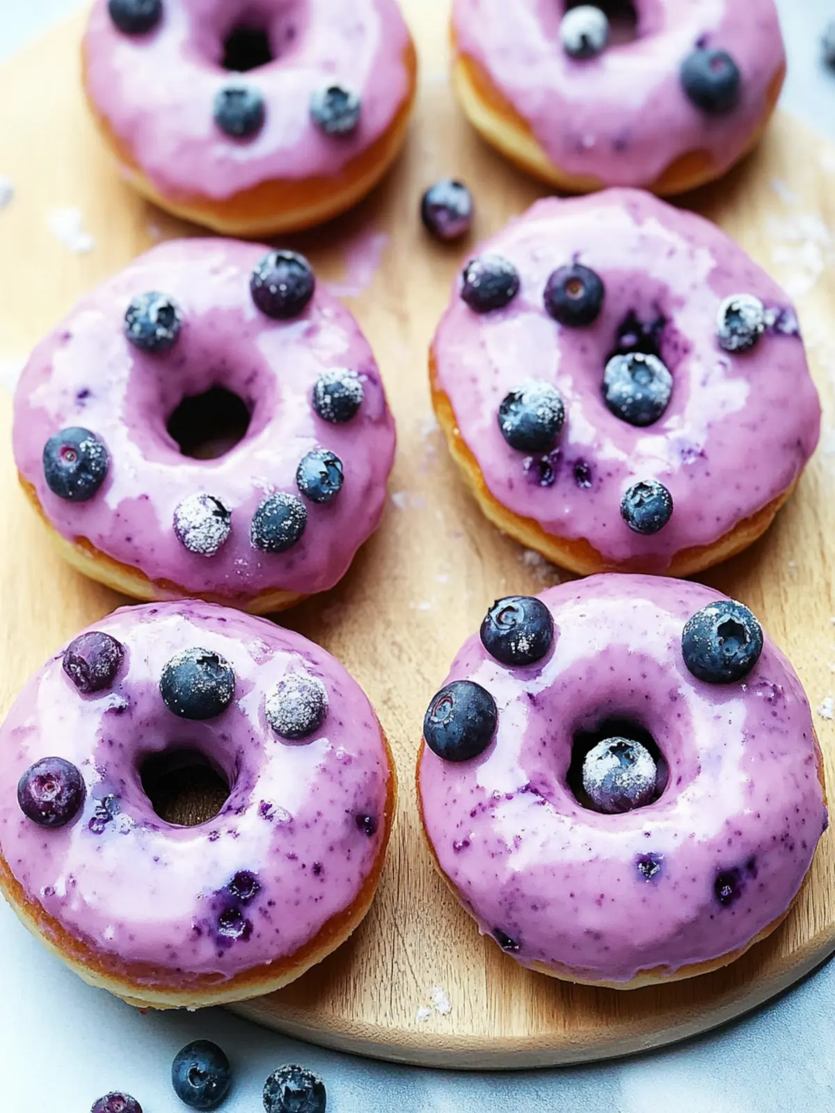 Delicious Blueberry Cake Donuts You’ll Want to Make Today Blueberry Cake Donuts