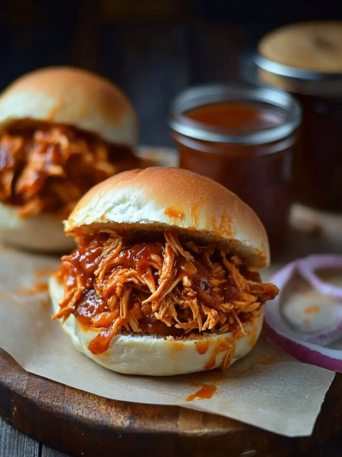 Sweet and Savory Peach BBQ Pulled Chicken You’ll Love Peach BBQ Pulled Chicken