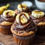Indulge in Nutella Banana Swirl Muffins for a Sweet Treat Nutella Banana Swirl Muffins