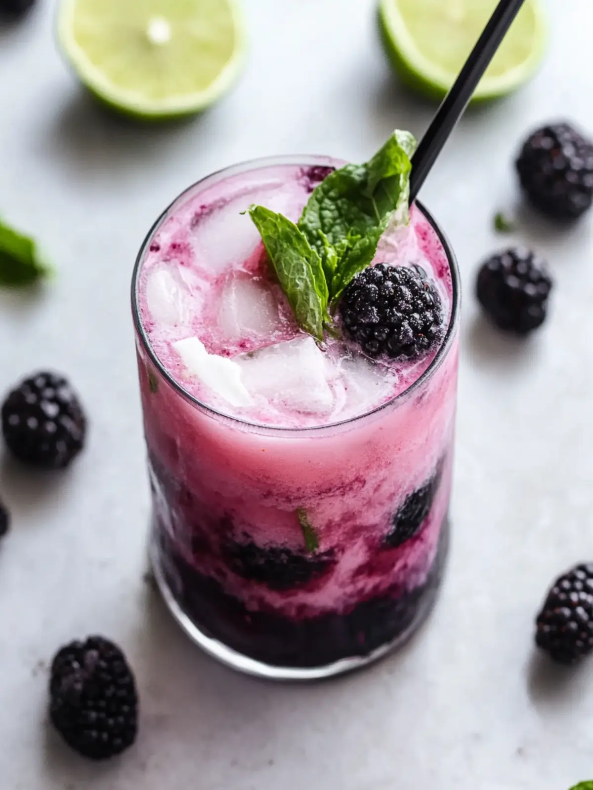 Creamy Blackberry Coconut Mojito to Refresh Your Day Creamy Blackberry Coconut Mojito