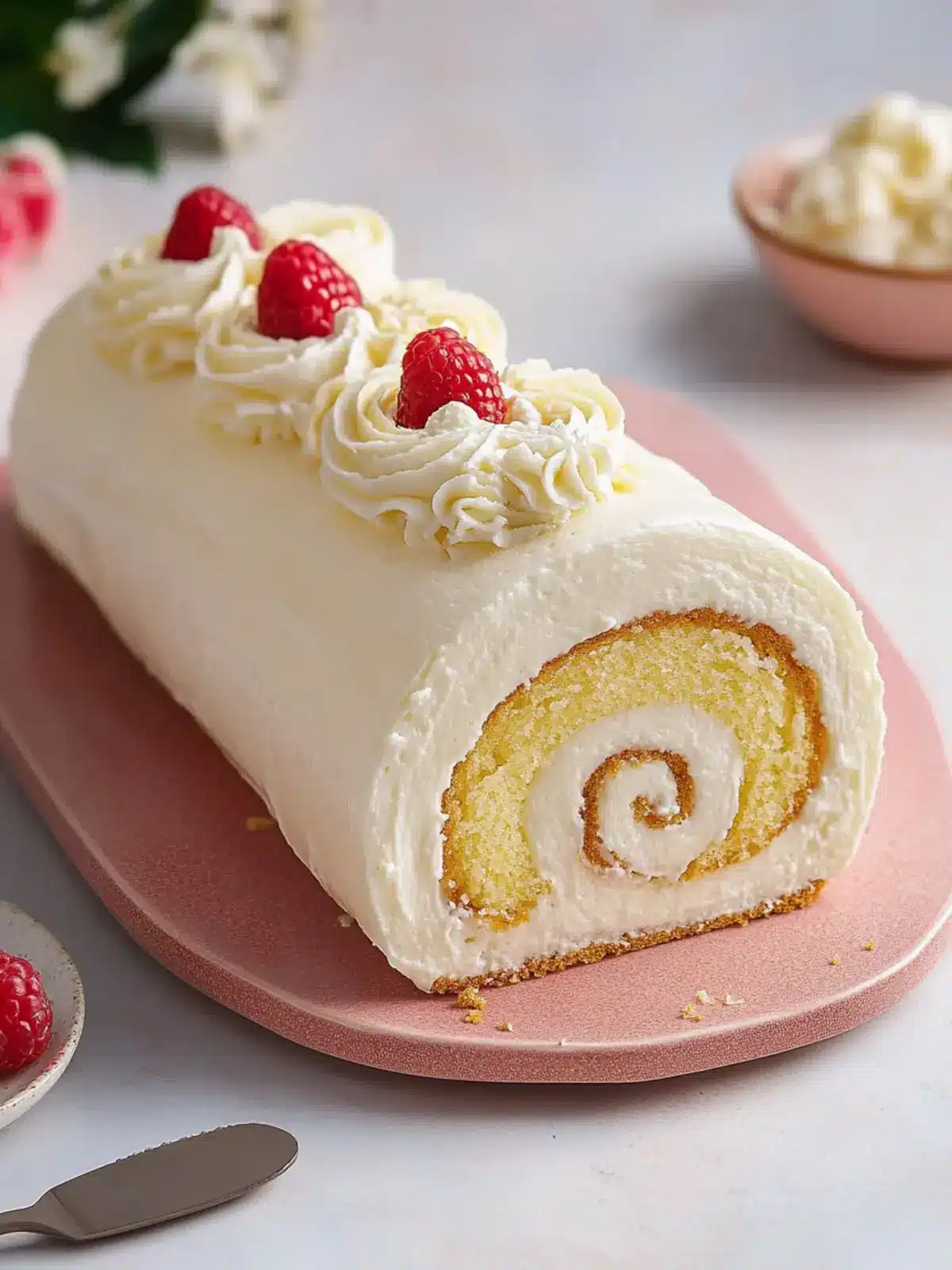 Irresistible Vanilla Roll Cake for the Perfect Sweet Escape Vanilla Roll Cake