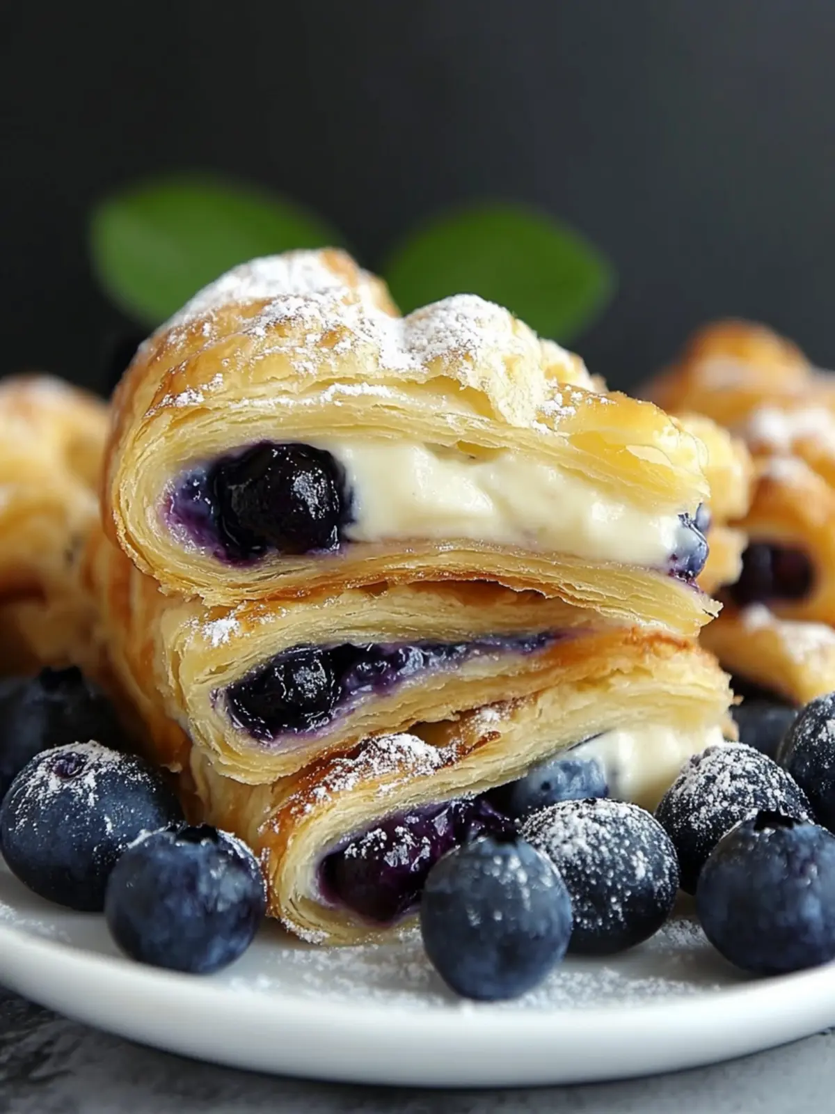 Delicious Blueberry Cream Cheese Puff Pastry to Bake Today Blueberry Cream Cheese Puff Pastry