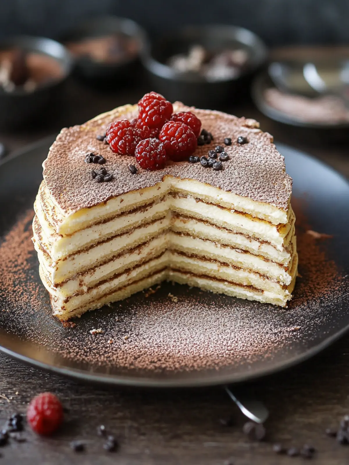 Decadent Tiramisu Crepe Cake That'll Wow Your Guests Tiramisu Crepe Cake