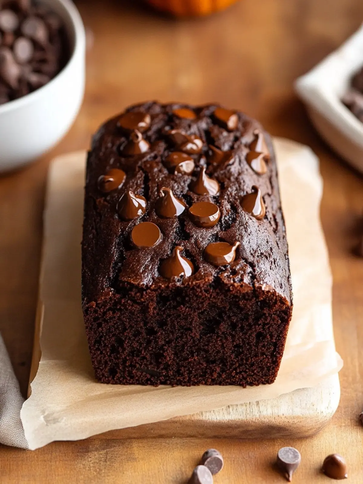 Irresistible Moist Chocolate Pumpkin Bread You'll Love Moist Chocolate Pumpkin Bread