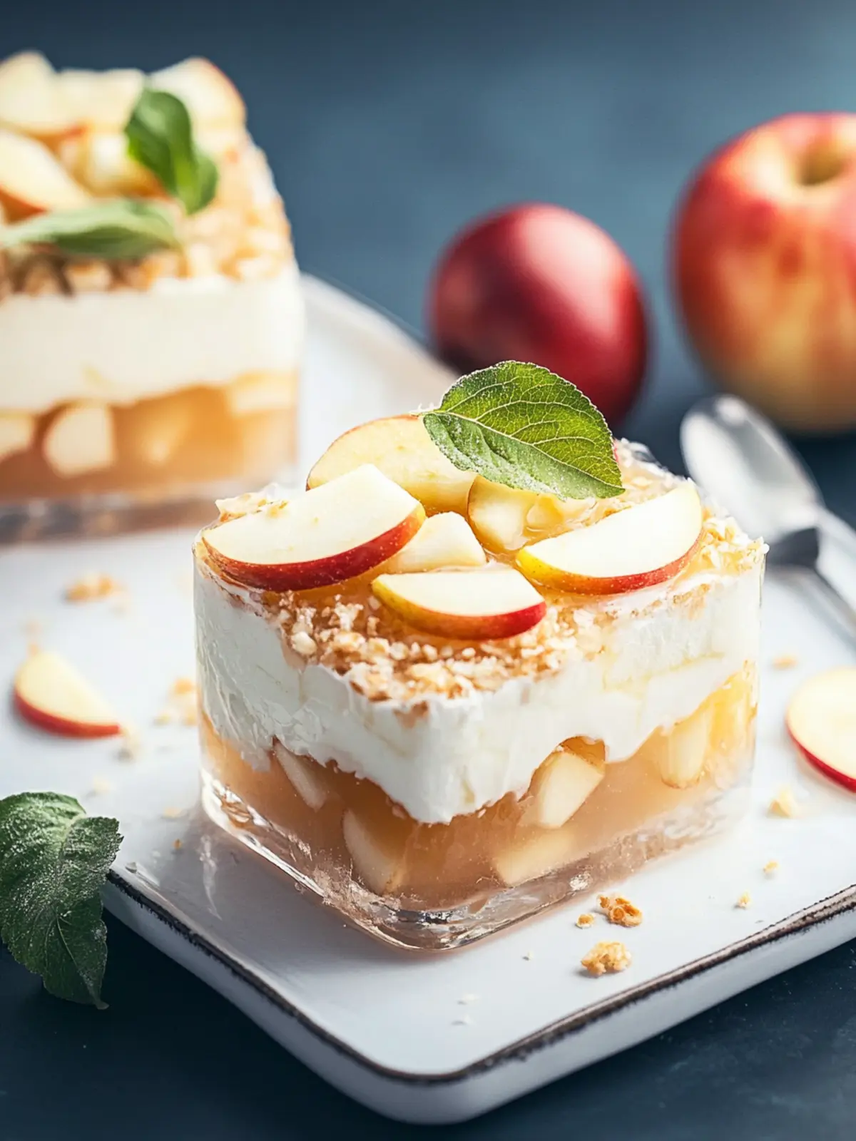 Irresistible Apple Delight and Creamy Cool Whip Layered Bliss Apple Delight