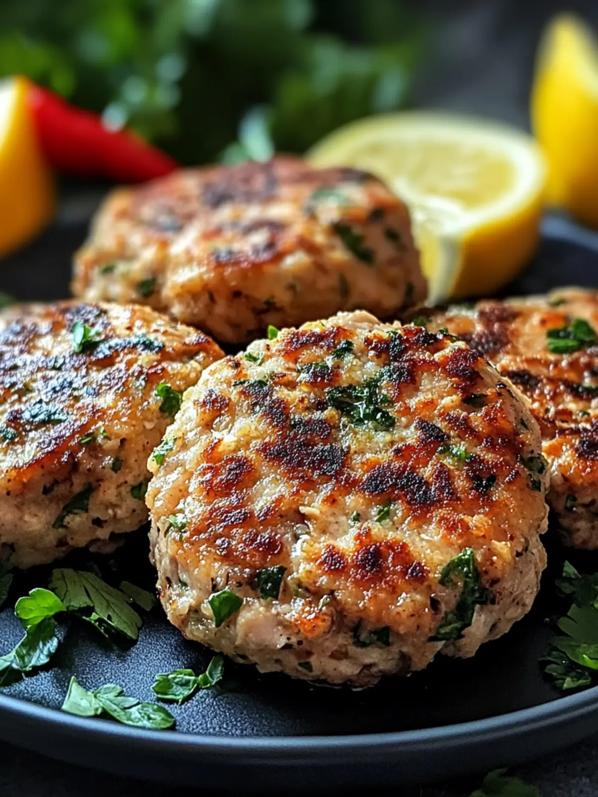 Savory Mediterranean Chicken Patties for a Flavorful Meal Mediterranean Chicken Patties