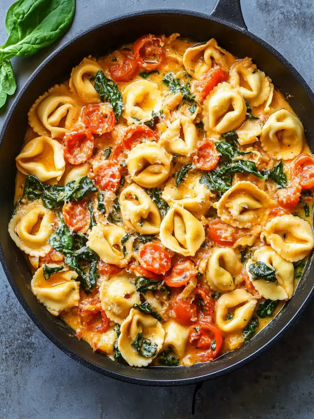 One Pot Creamy Spinach Tomato Tortellini for Cozy Nights One Pot Creamy Spinach Tomato Tortellini