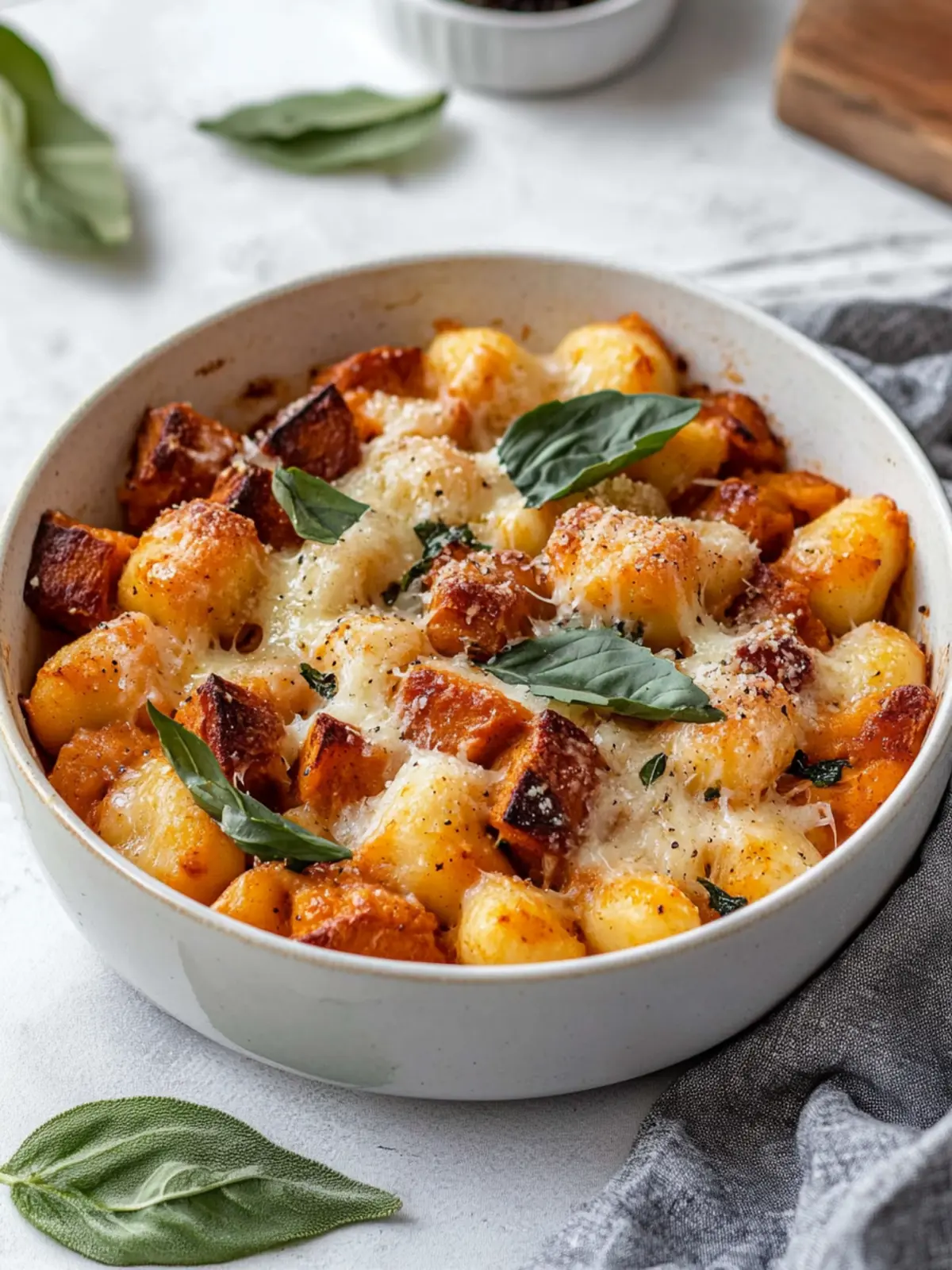 Cozy Air Fryer Pumpkin Gnocchi Bake for Comfort Food Lovers Air Fryer Pumpkin Gnocchi Bake