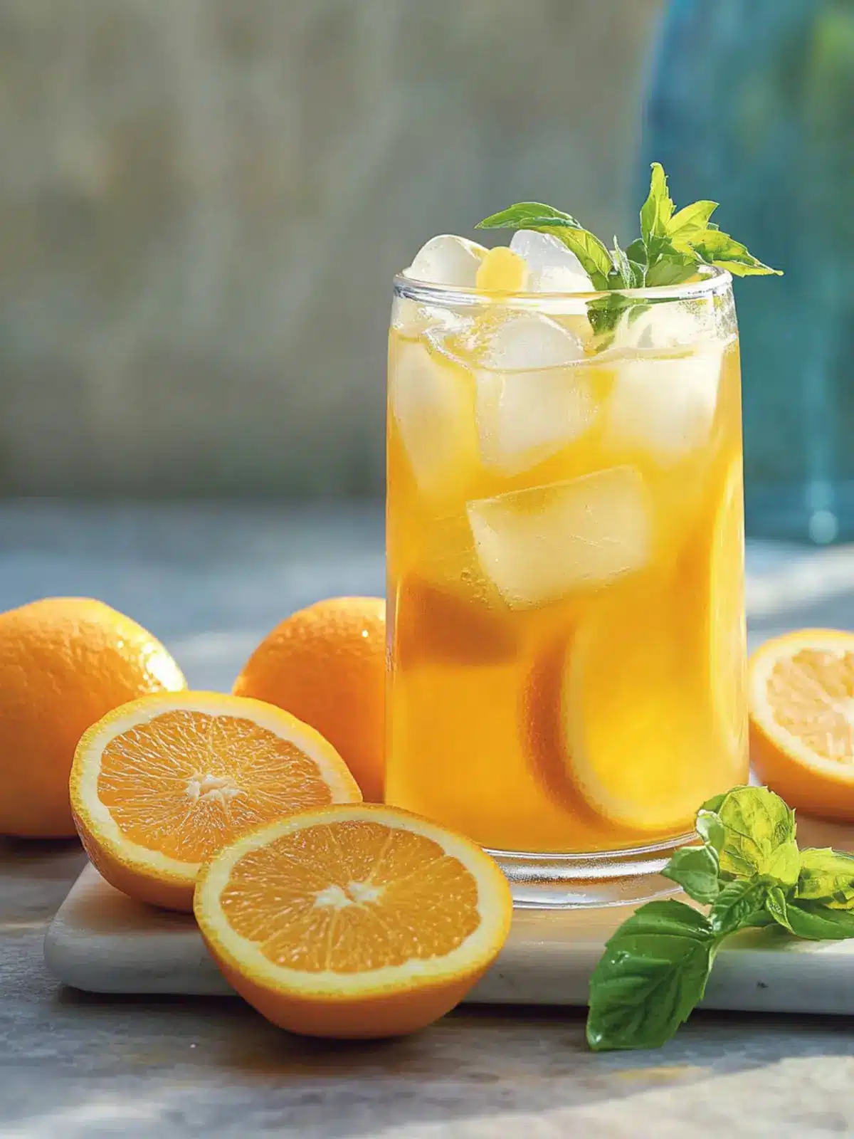 Refreshing Iced Orange Ginger Green Tea for Ultimate Chill Iced Orange Ginger Green Tea