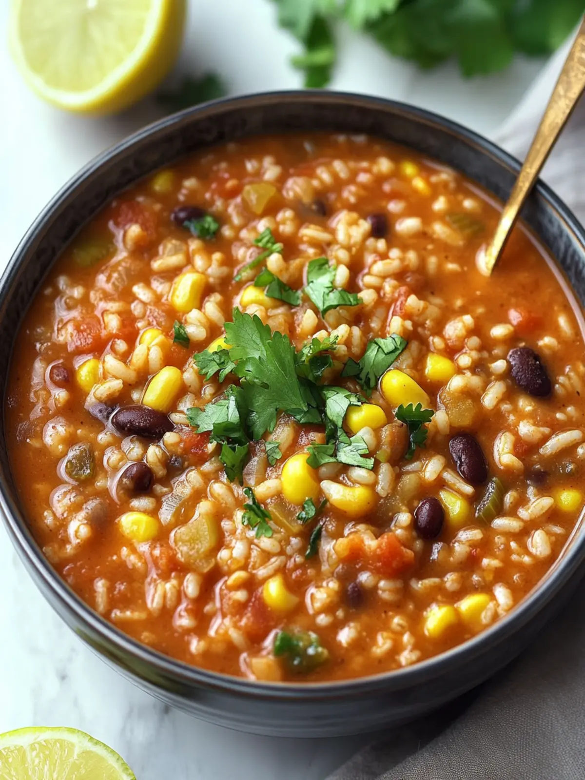 Hearty Beans and Rice Taco Soup Perfect for Cozy Nights Beans and Rice Taco Soup