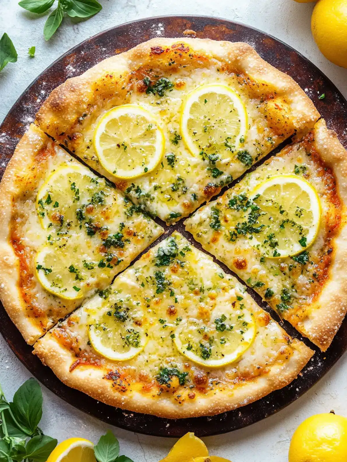 Zesty Lemon Pizza That Will Brighten Your Dinner Tonight Lemon Pizza