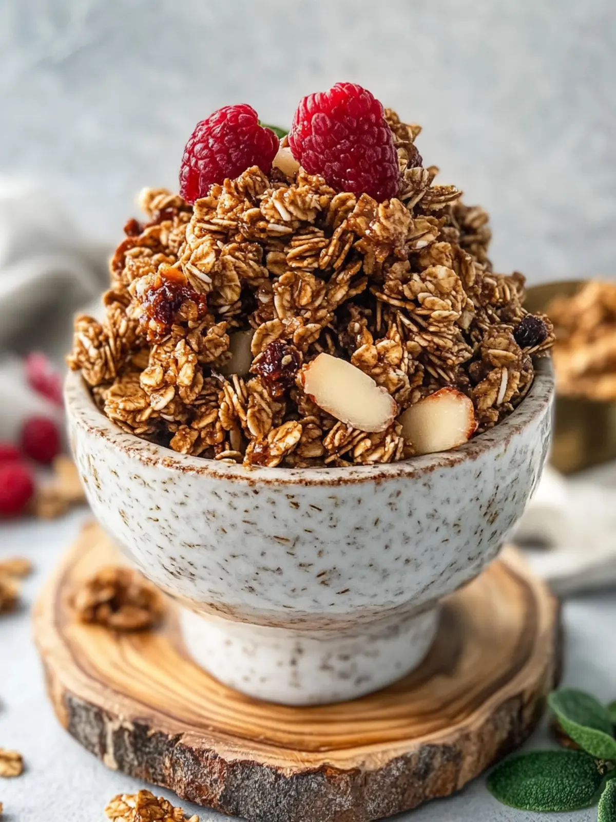 Cozy Up with Irresistible Gingerbread Granola Delights Gingerbread Granola