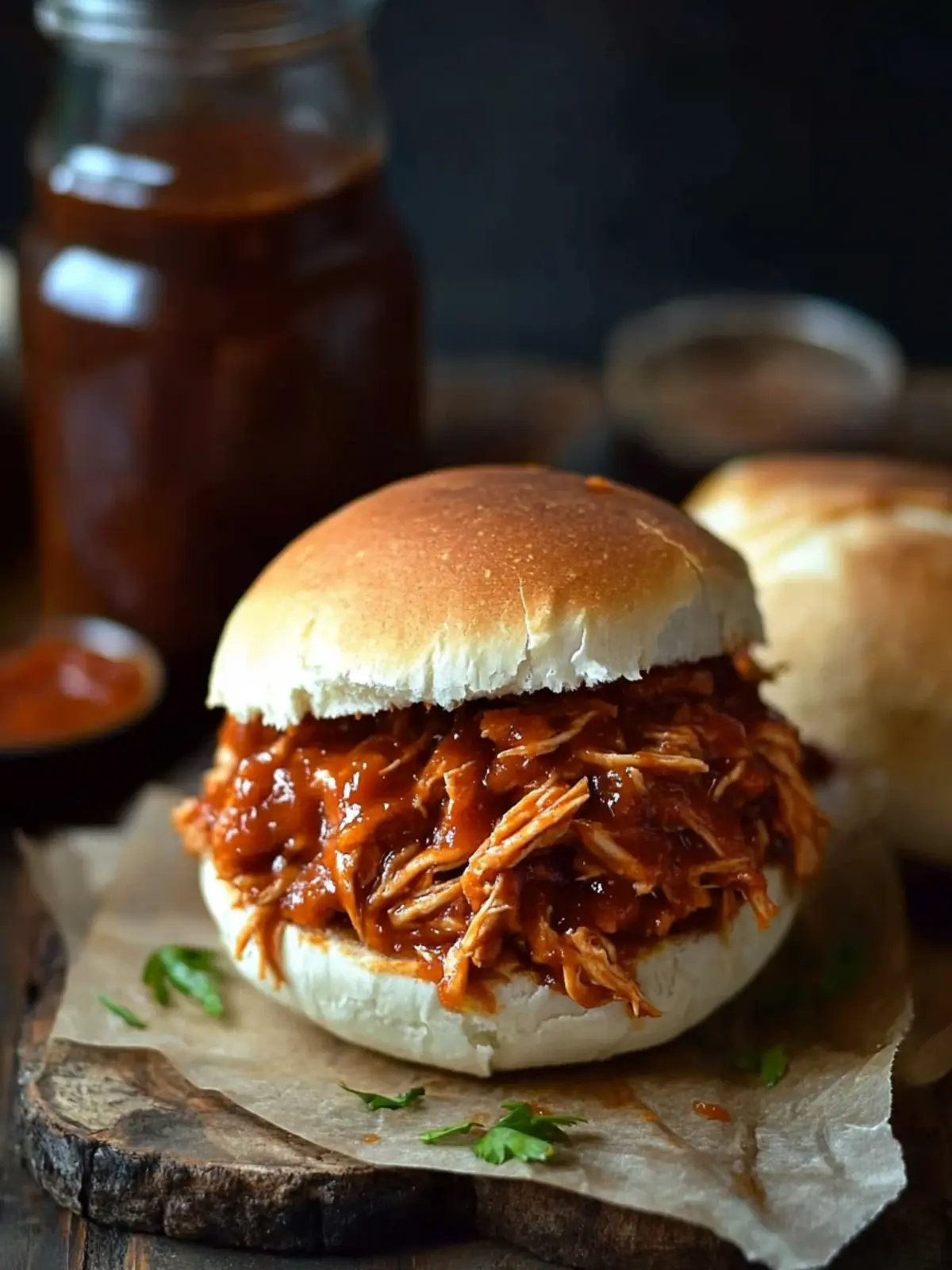 Sweet and Savory Peach BBQ Pulled Chicken You’ll Love Peach BBQ Pulled Chicken