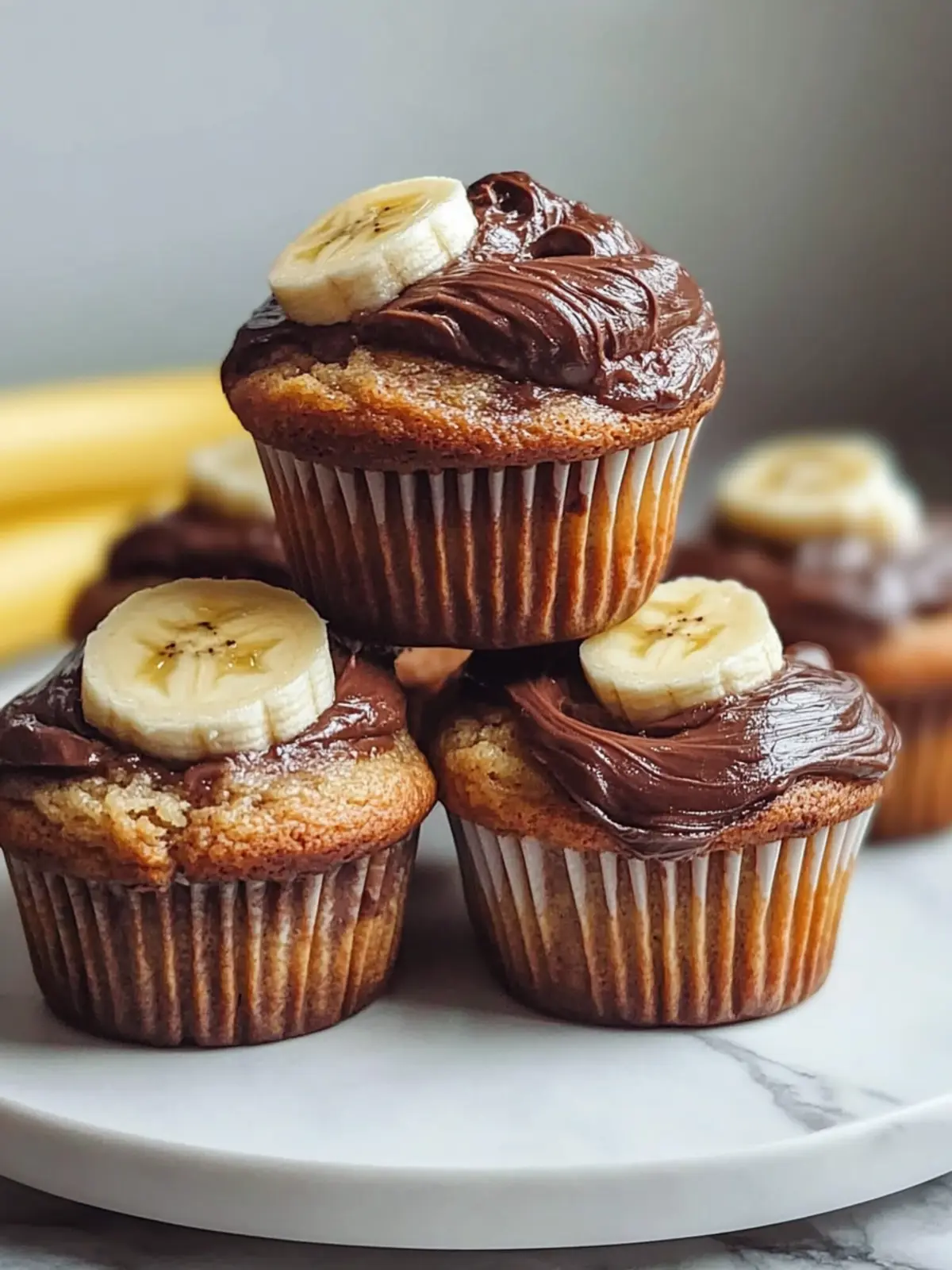 Indulge in Nutella Banana Swirl Muffins for a Sweet Treat Nutella Banana Swirl Muffins