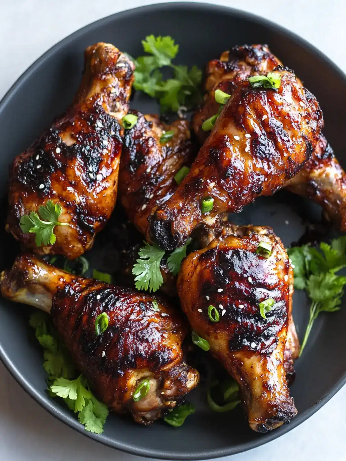 Savor Tender Kalbi Chicken Legs: Air Fryer Delight! Kalbi Chicken Legs