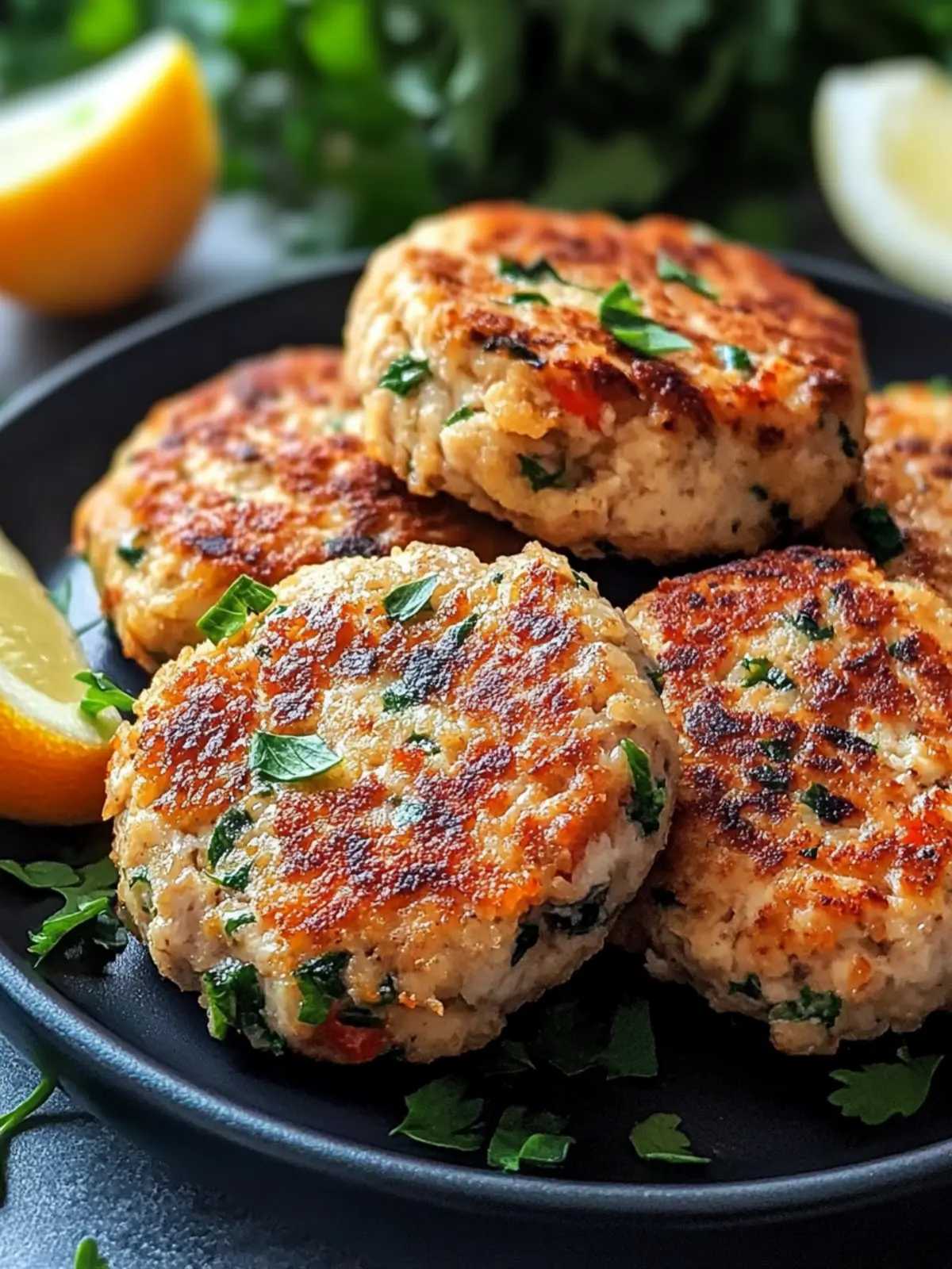 Savory Mediterranean Chicken Patties for a Flavorful Meal Mediterranean Chicken Patties