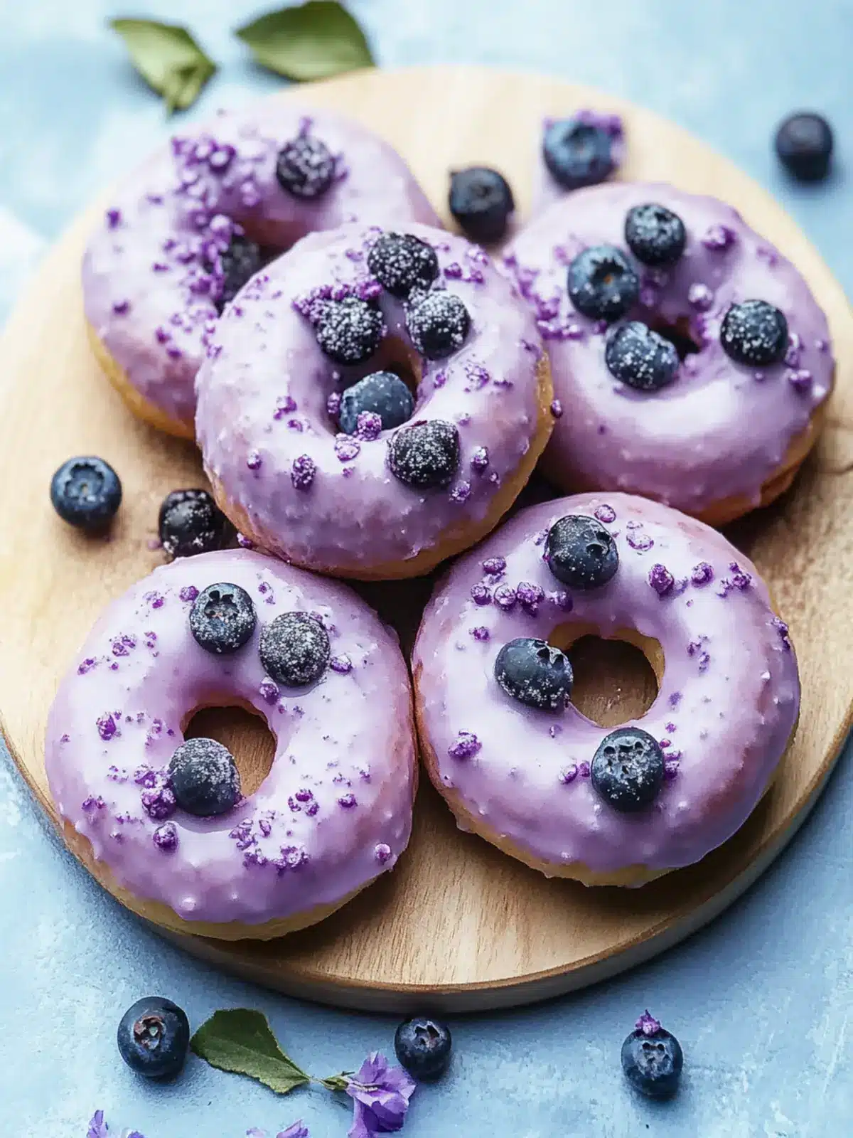 Delicious Blueberry Cake Donuts You’ll Want to Make Today Blueberry Cake Donuts
